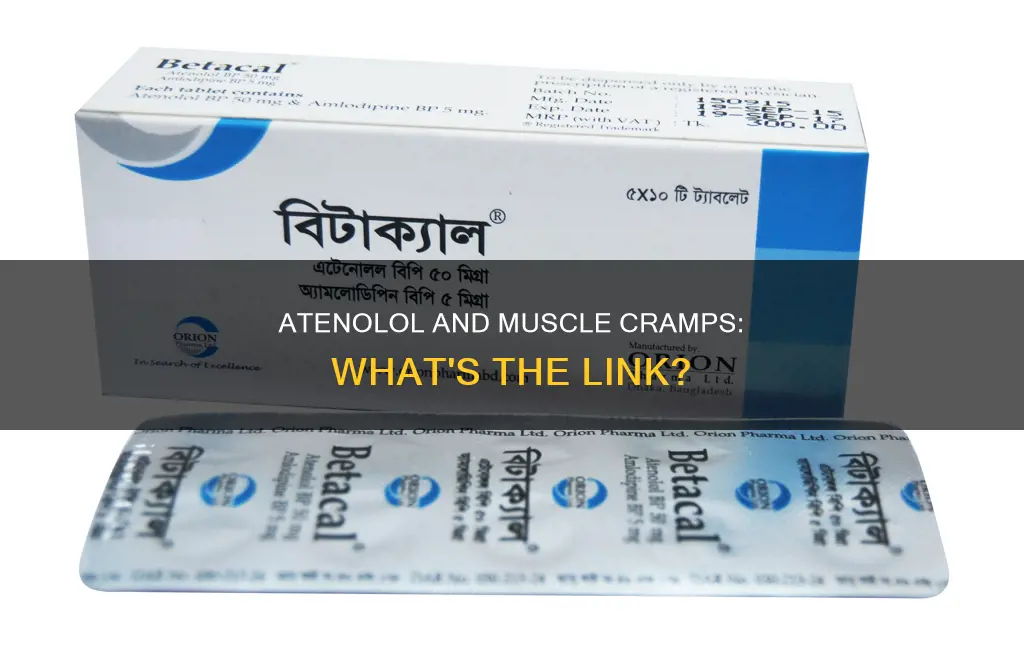 can atenolol cause muscle cramps