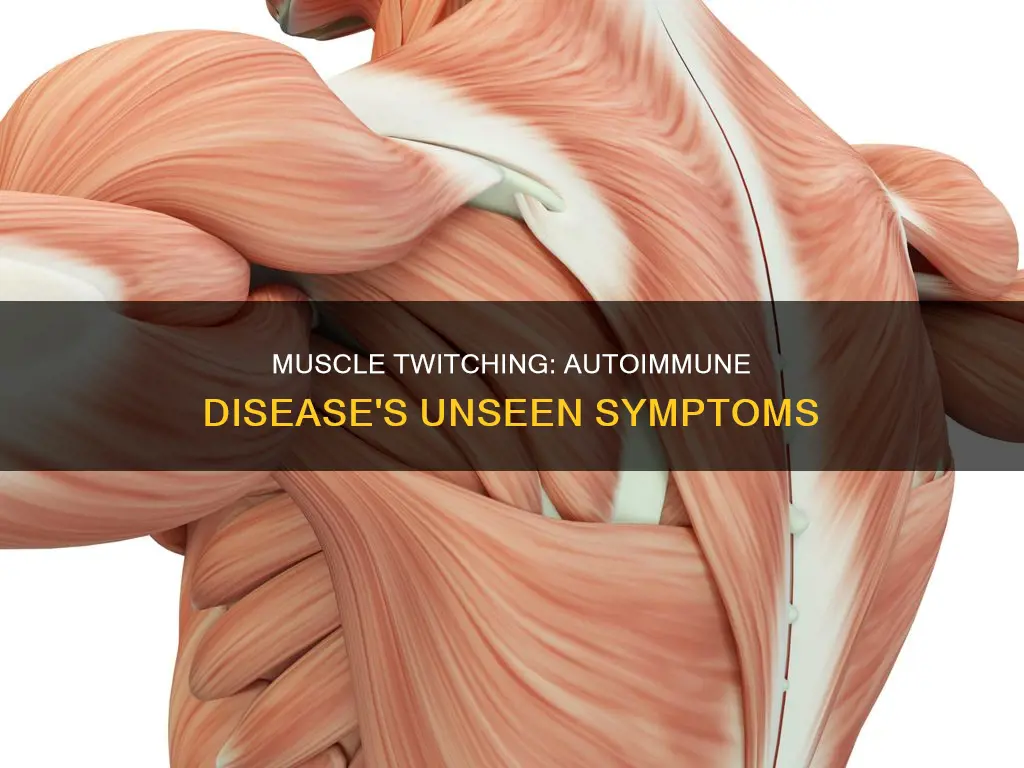 can autoimmune disease cause muscle twitching