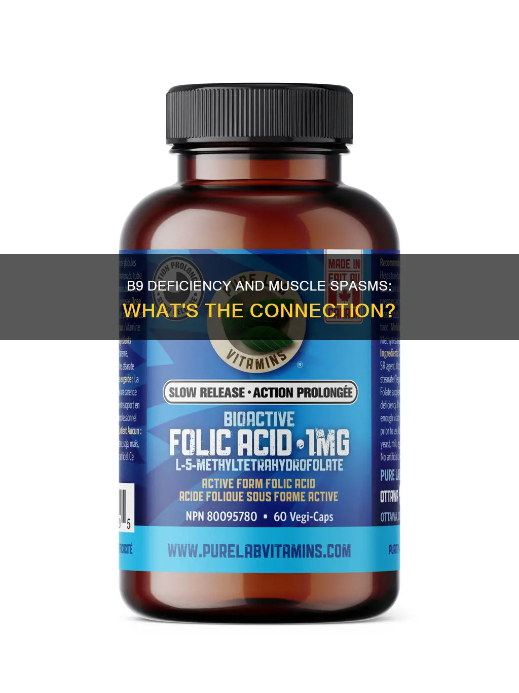 can b9 defficiency cause muscle spasms