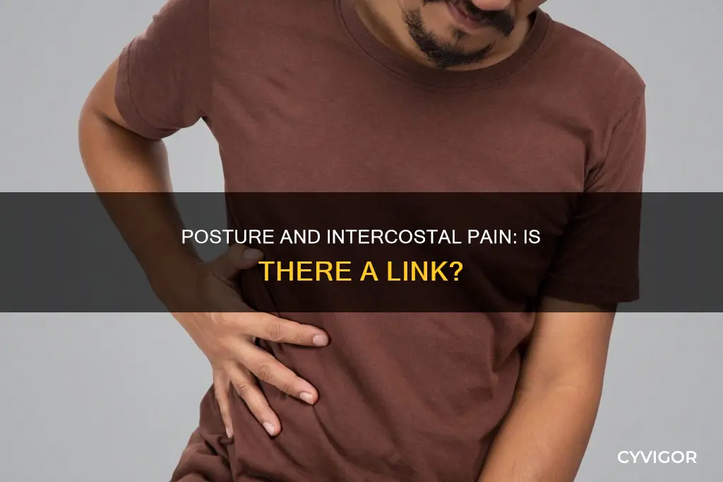 can bad posture cause intercostal muscle pain