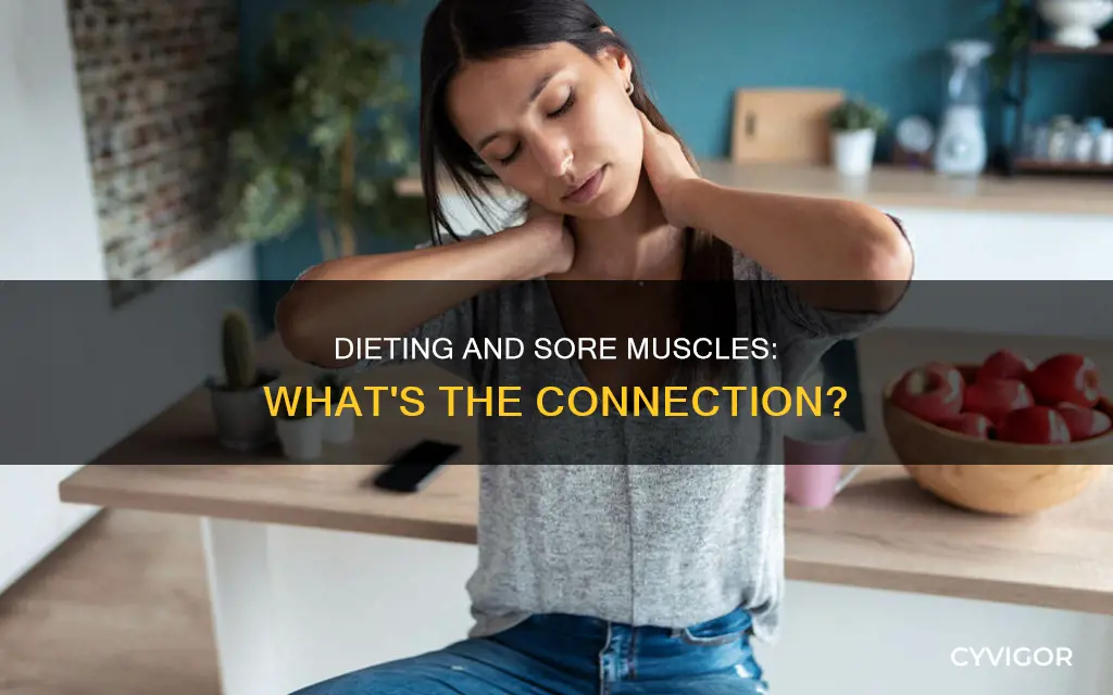 can being on a diet cause sore muscles