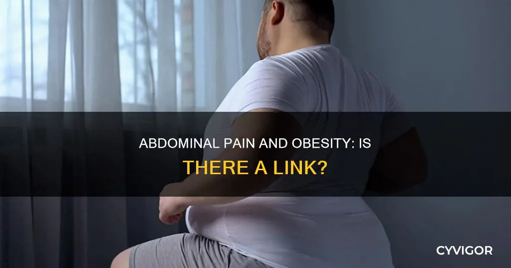 can being overweight cause abdominal muscle pain