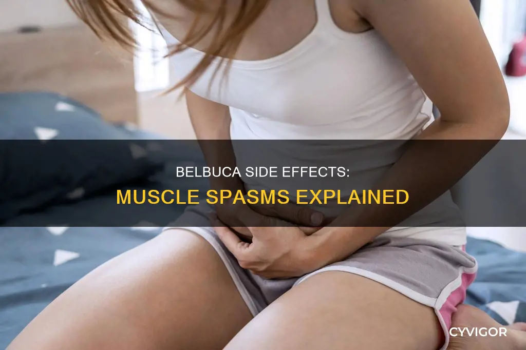 can belbuca cause muscle spasms