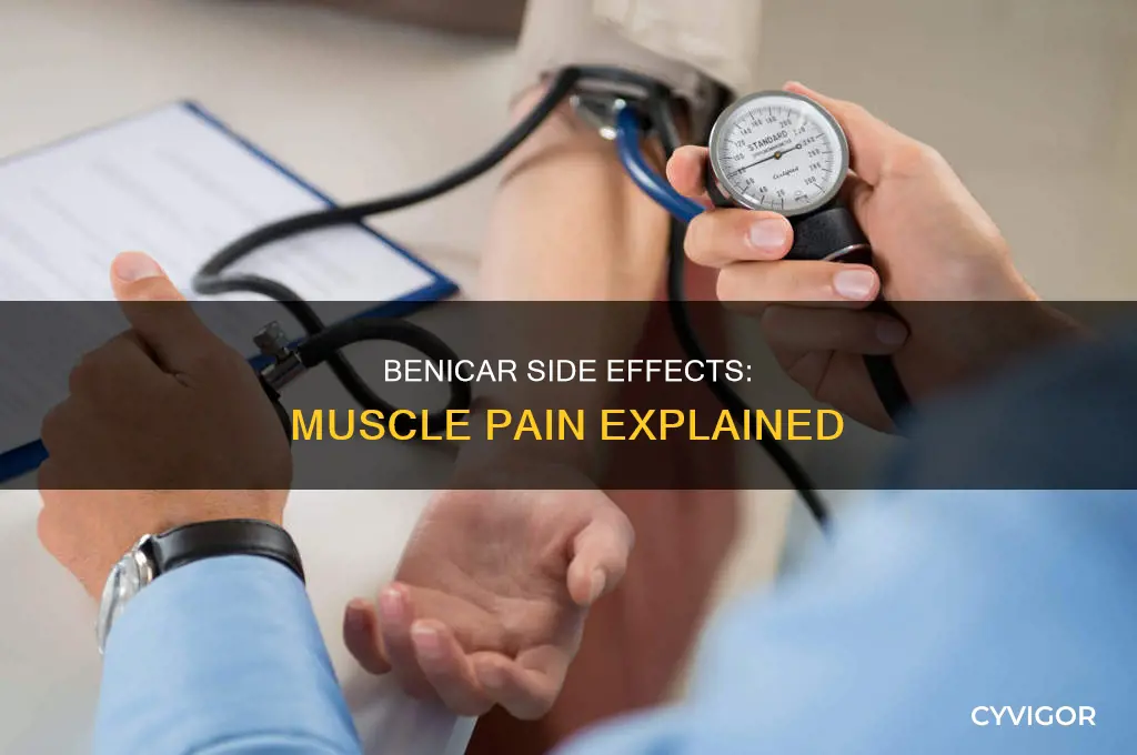 can benicar cause muscle pain
