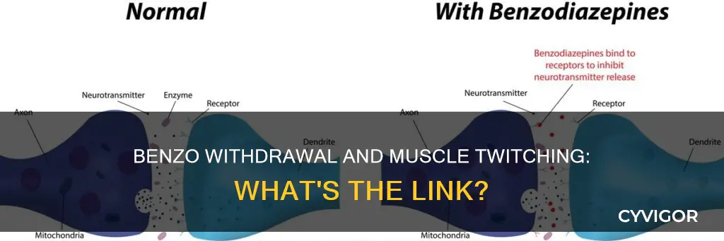 can benzo withdrawal cause muscle twitching