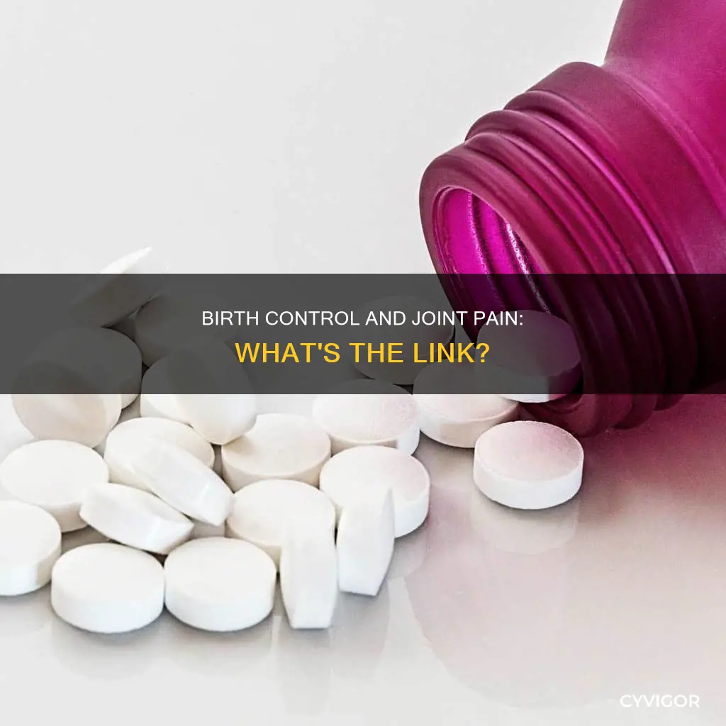 can birth control cause joint and muscle pain