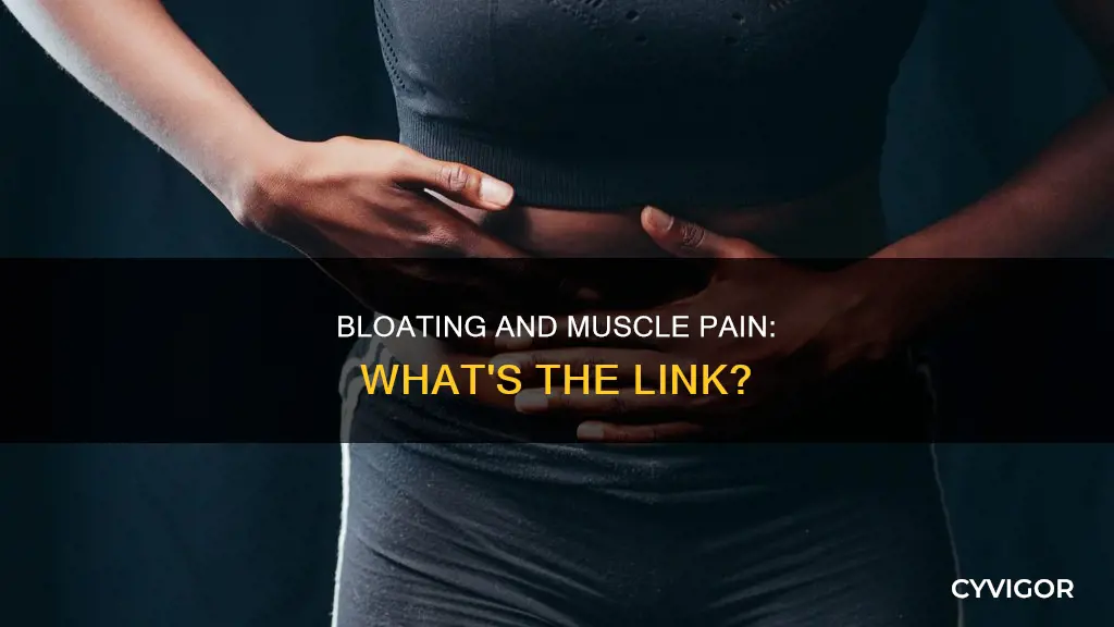 can bloating cause muscle pain