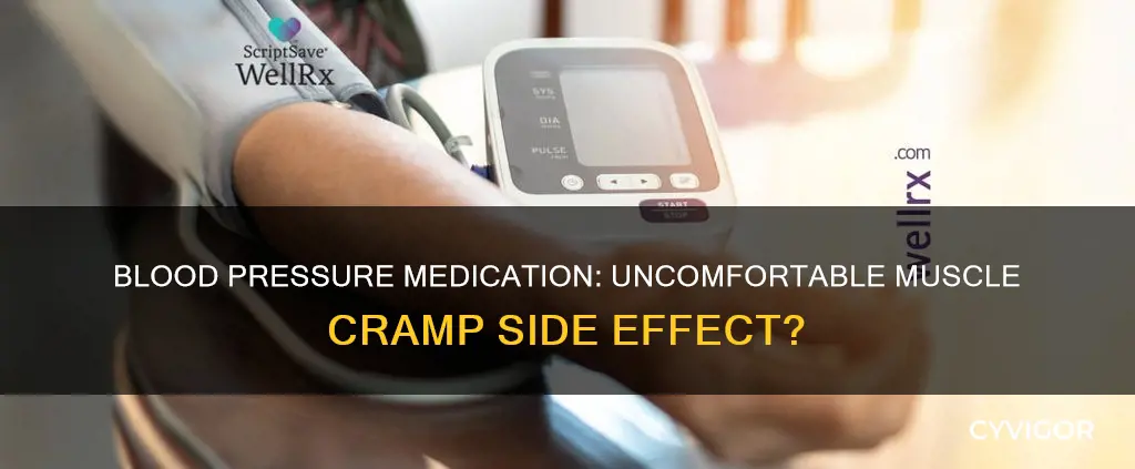 can blood pressure medication cause muscle cramps