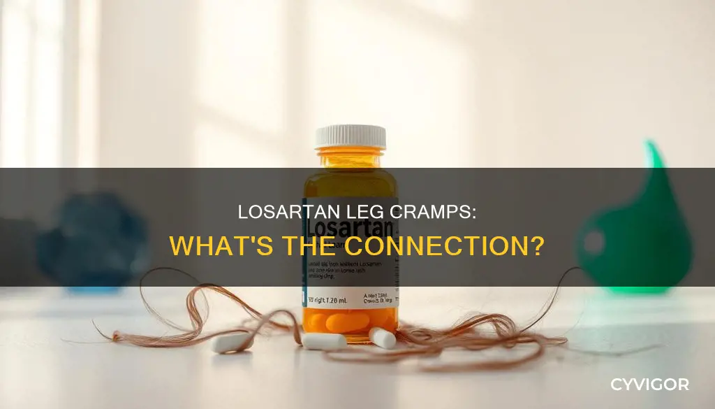 can blood pressure medication losartan cause leg cramps muscles