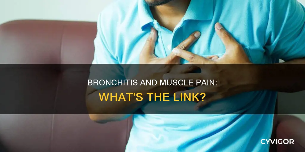 can bronchitis cause muscle pain