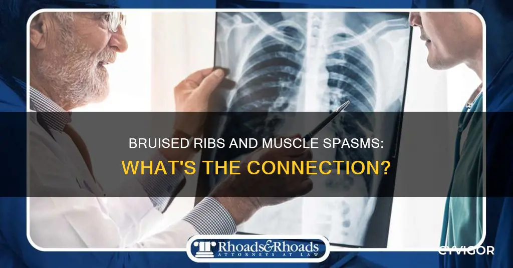 can bruised ribs cause muscle spasms