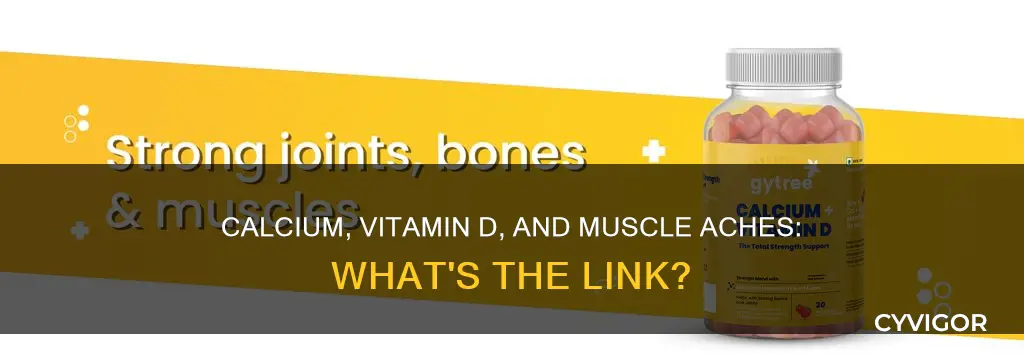 can calcium and vitamin d cause achy muscles