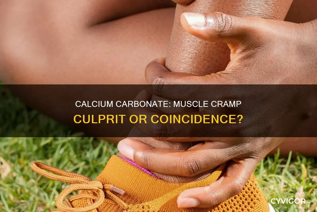 can calcium carbonate cause muscle cramps
