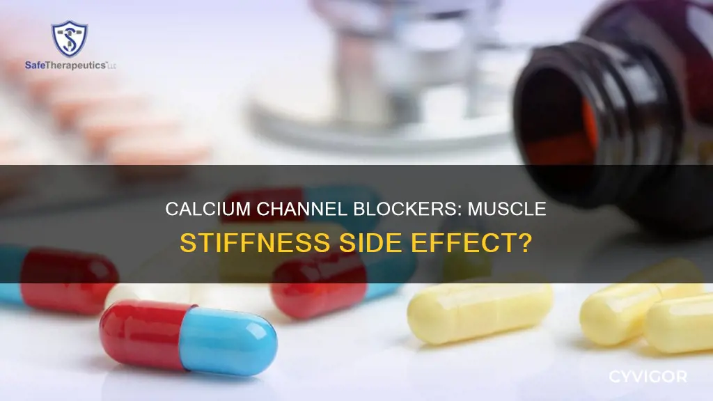 can calcium channel blockers cause muscle stiffness