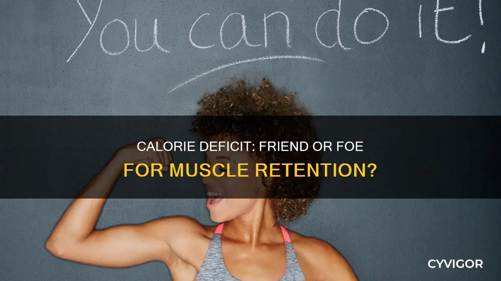 can calorie deficit cause muscle loss