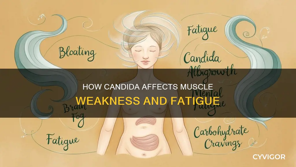 can candida cause muscle weakness