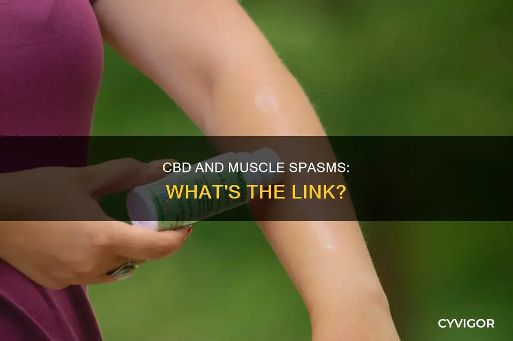 can cbd cause muscle spasms