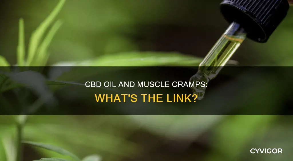 can cbd oil cause muscle cramps