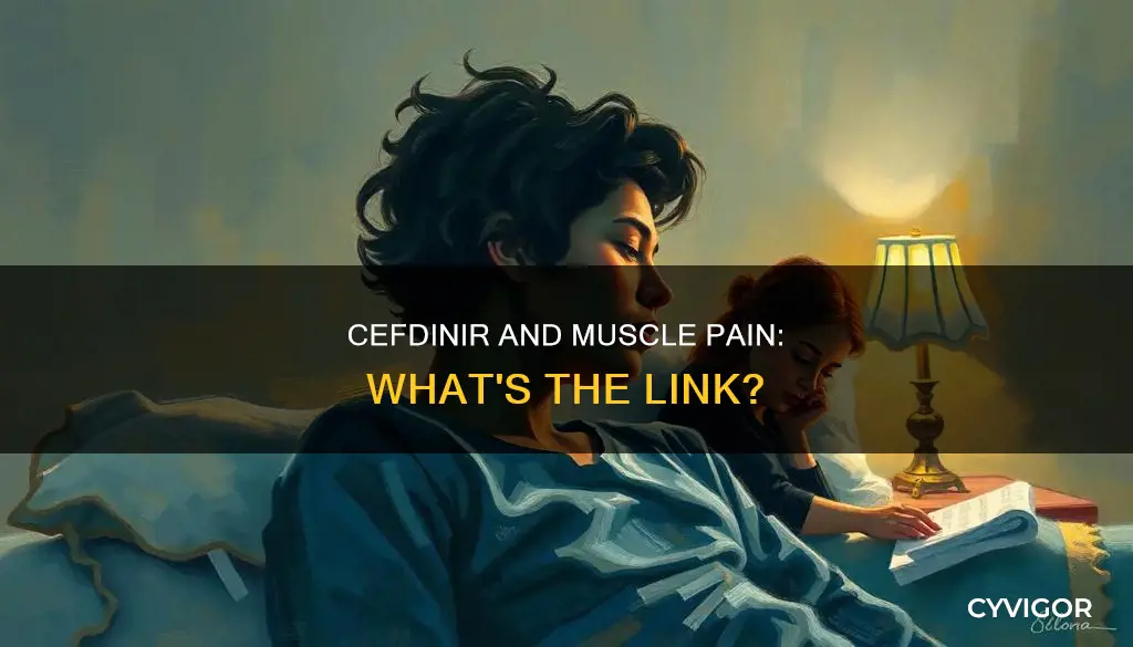 can cefdinir cause muscle pain