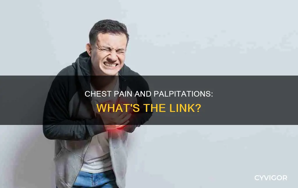 can chest muscle pain cause palpitations