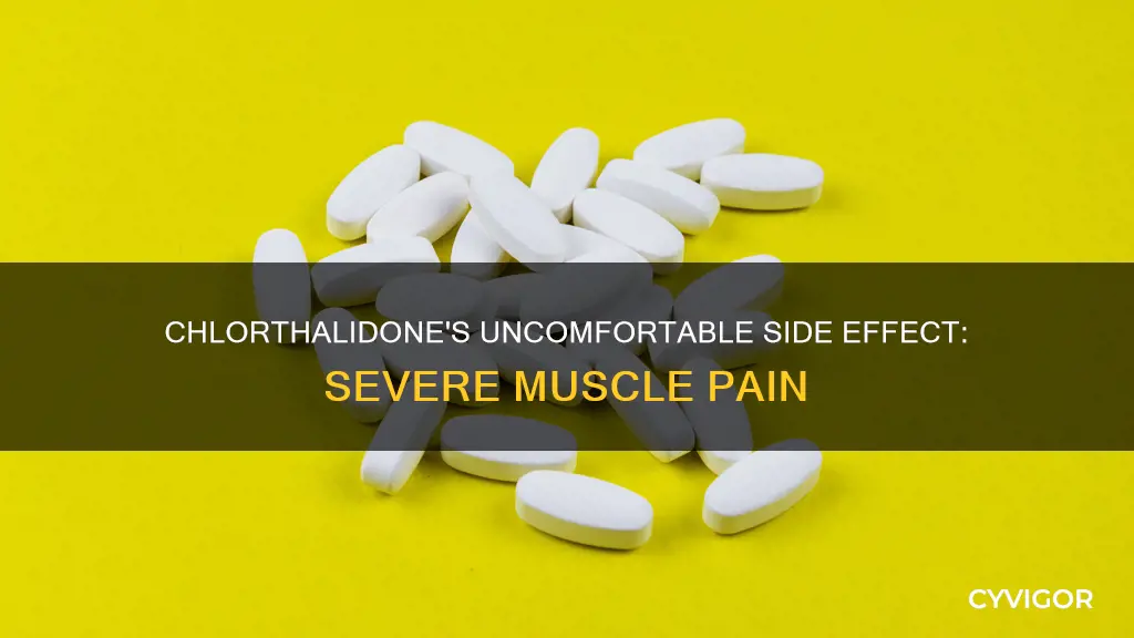 can chlorthalidone 24 mg cause severe muscle pain