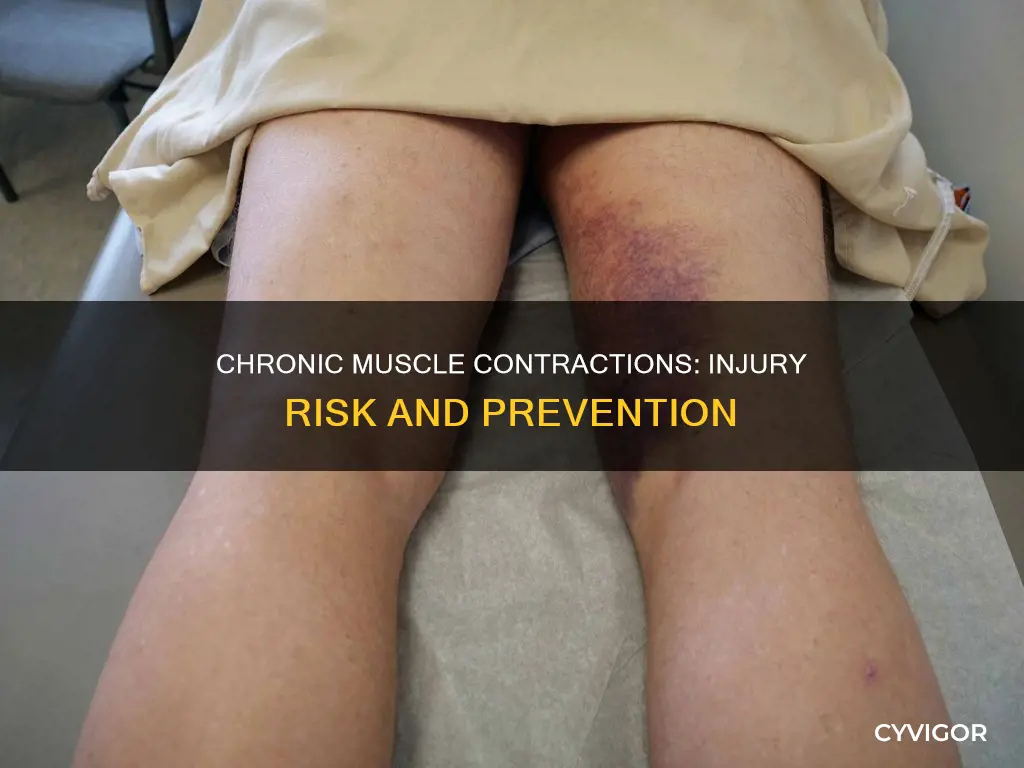 can chronic muscle contractions cause injury