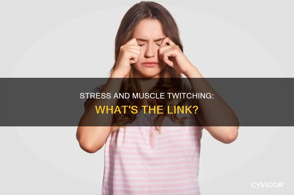 can chronic stress cause muscle twitching