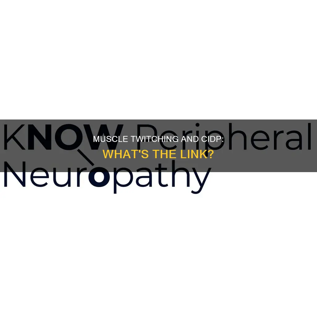 can cidp cause muscle twitching