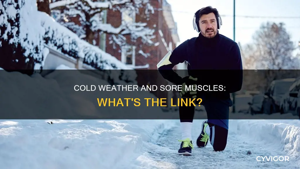 can cold cause sore muscles