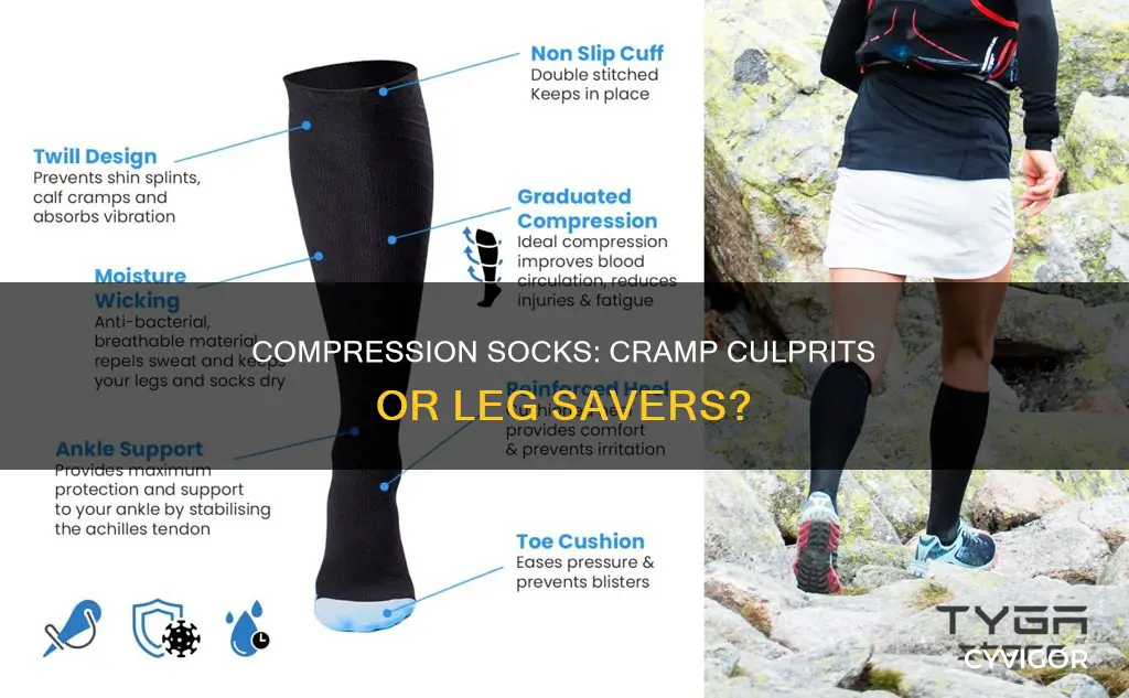 can compression socks cause muscle cramps