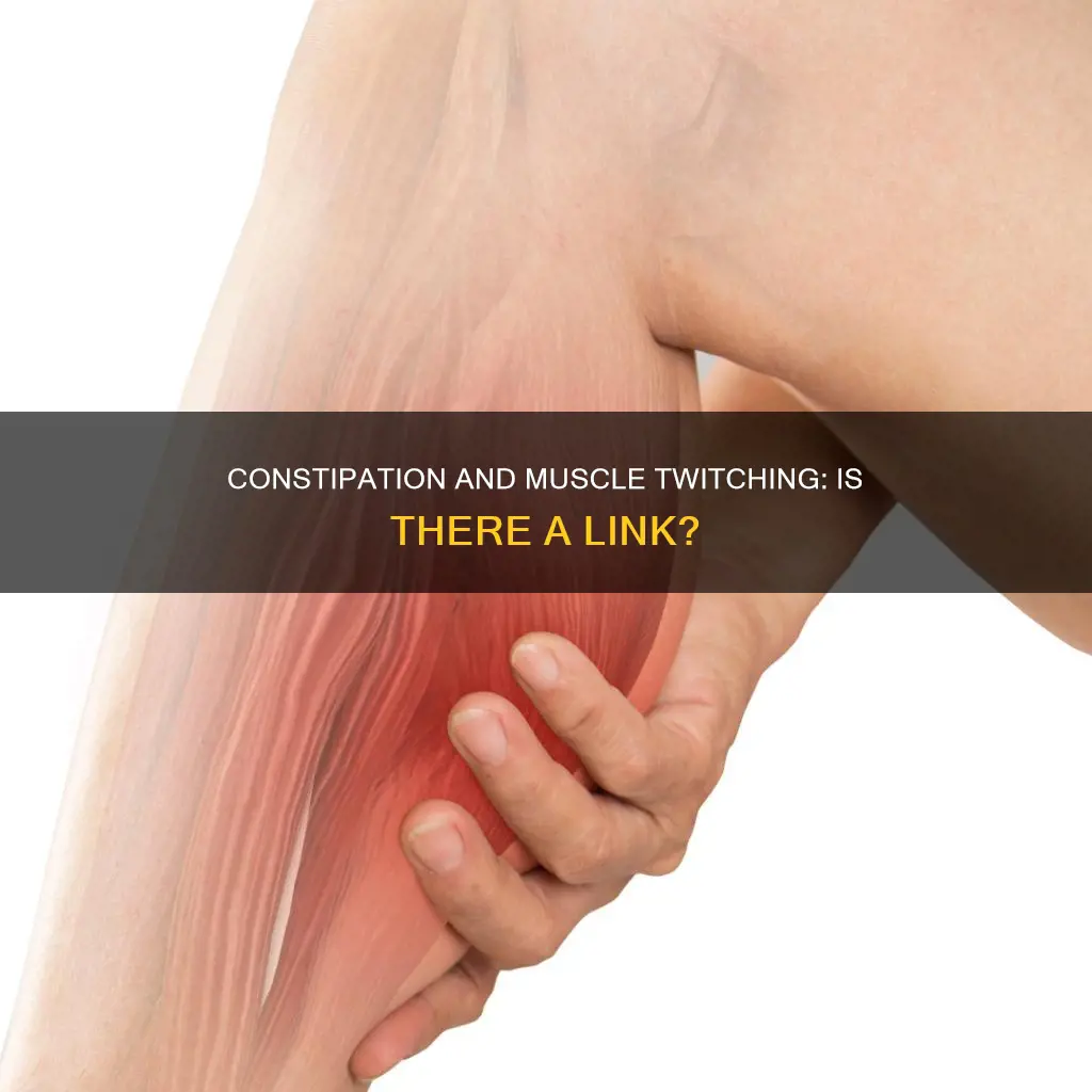 can constipation cause muscle twitching
