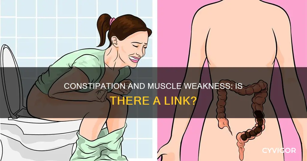 can constipation cause muscle weakness