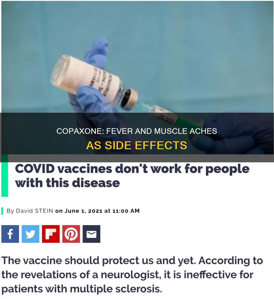 can copaxone cause fever and muscle aches