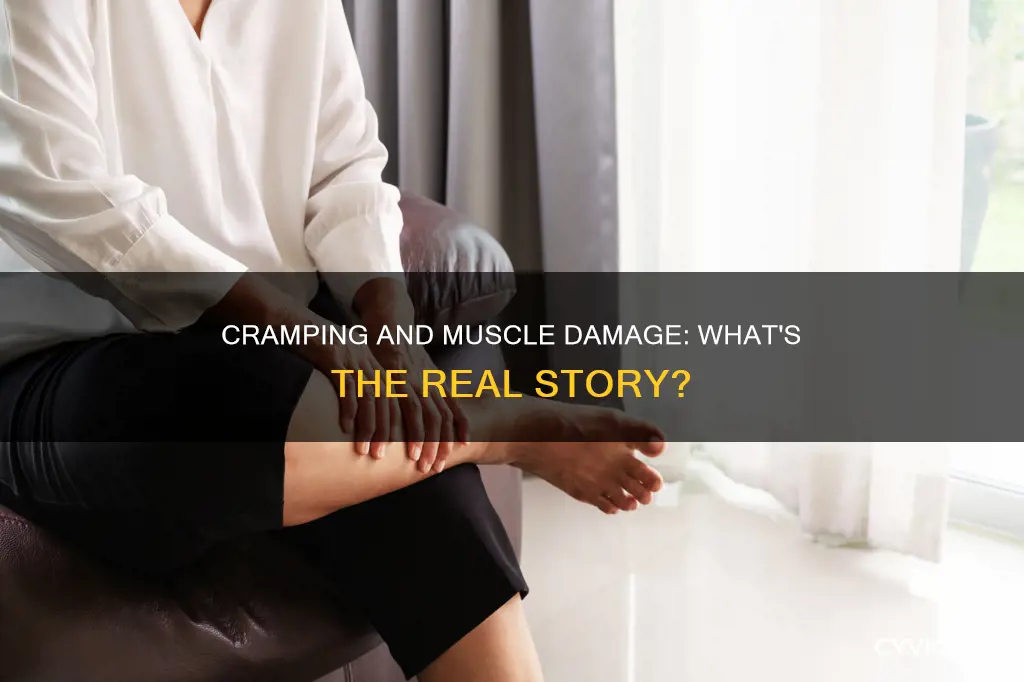 can cramp cause muscle damage