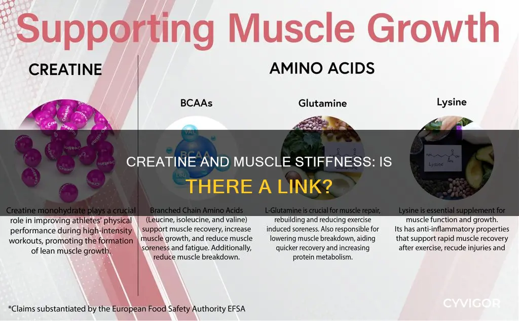 can creatine cause muscle stiffness