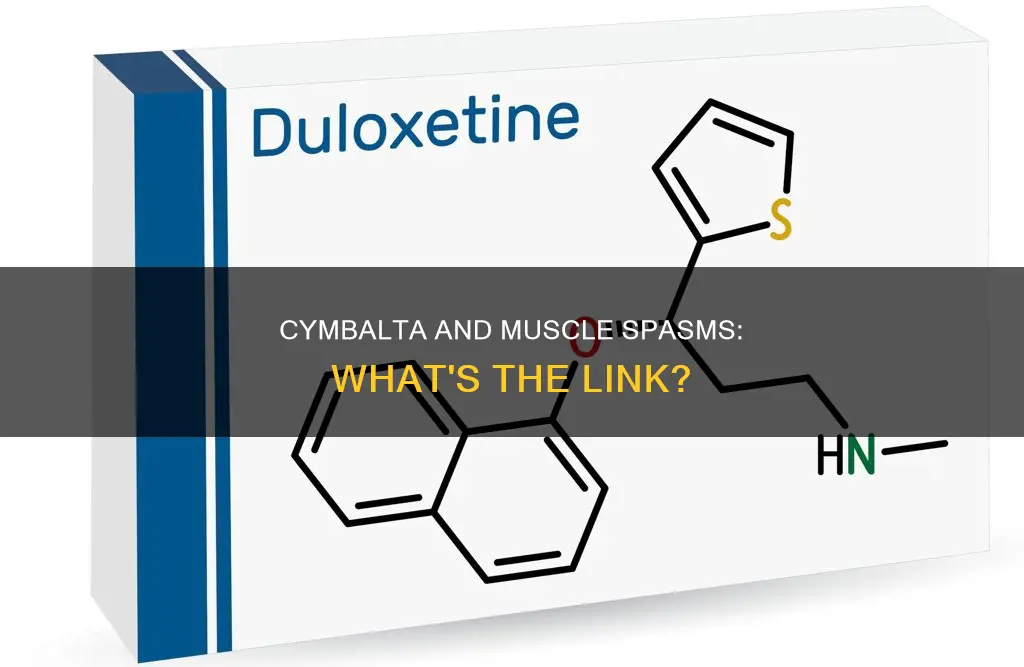 can cymbalta cause muscle spasms