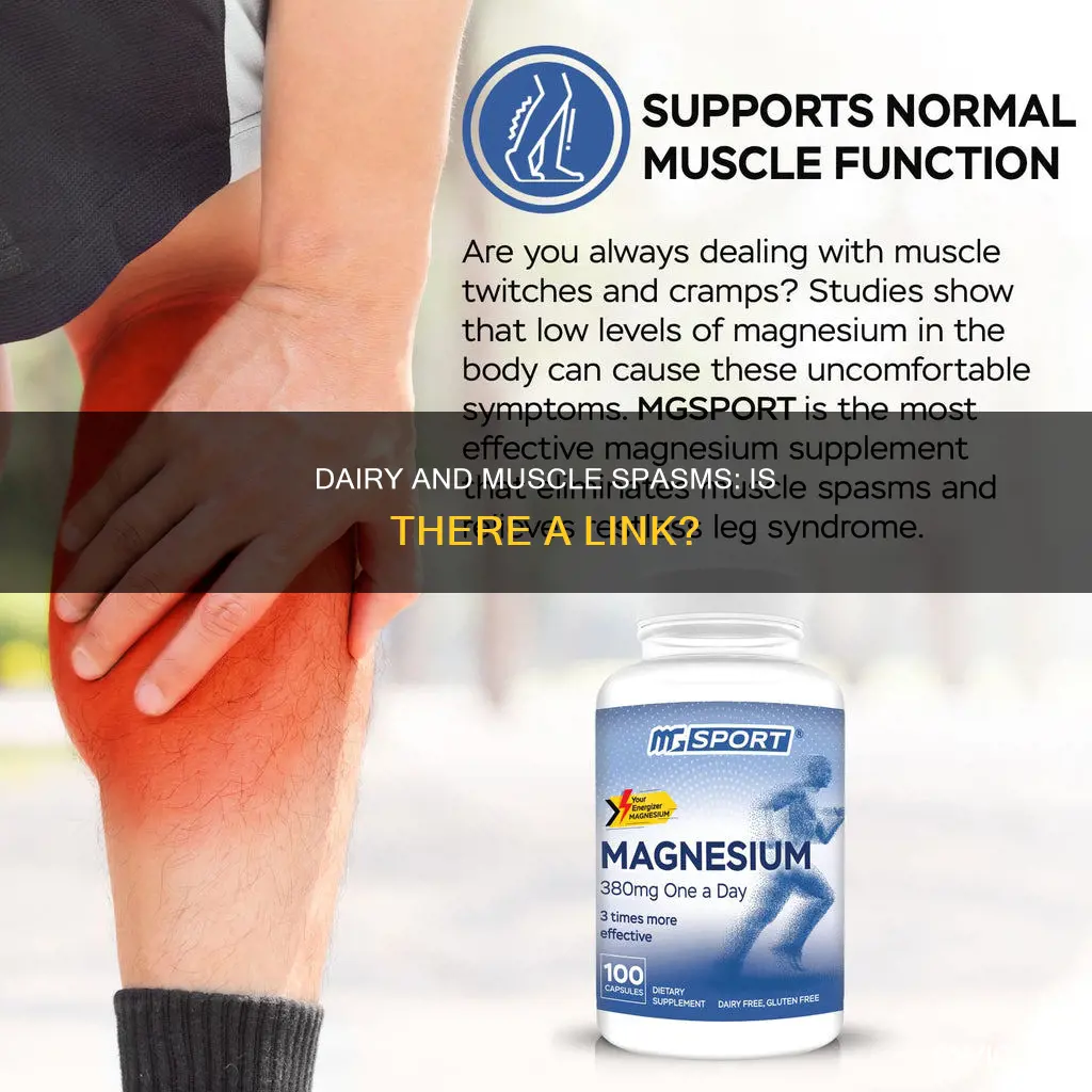 can dairy cause muscle spasms