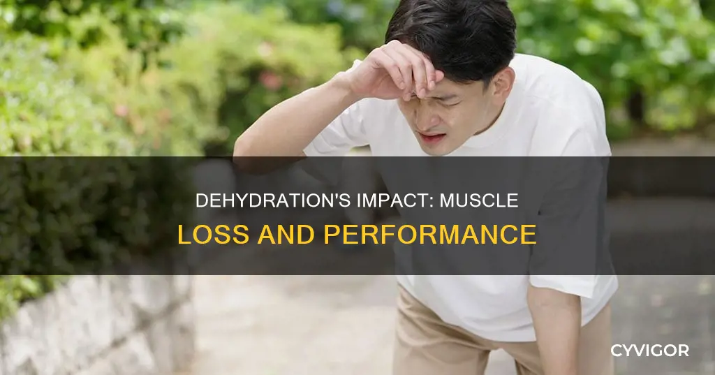 can dehydration cause muscle loss