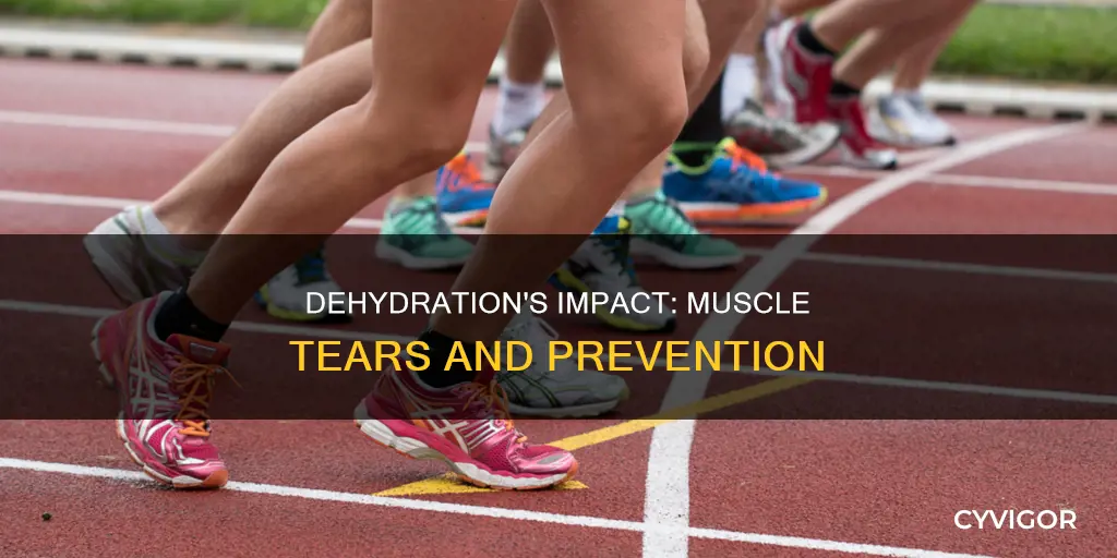 can dehydration cause muscle tears