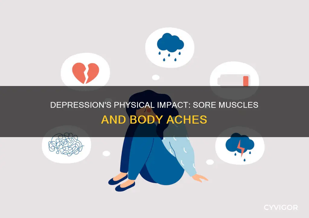 can depression cause sore muscles