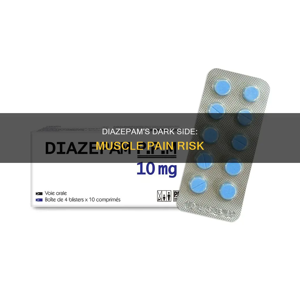 can diazapam cause muscle pain