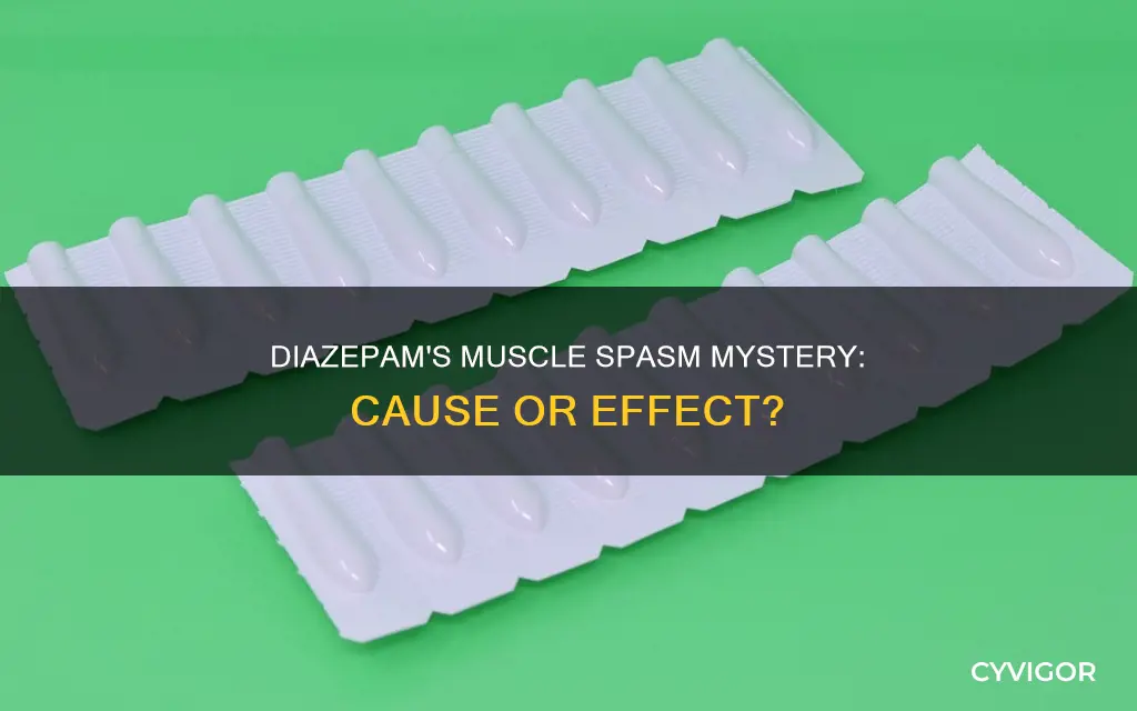 can diazapam cause muscle spasm