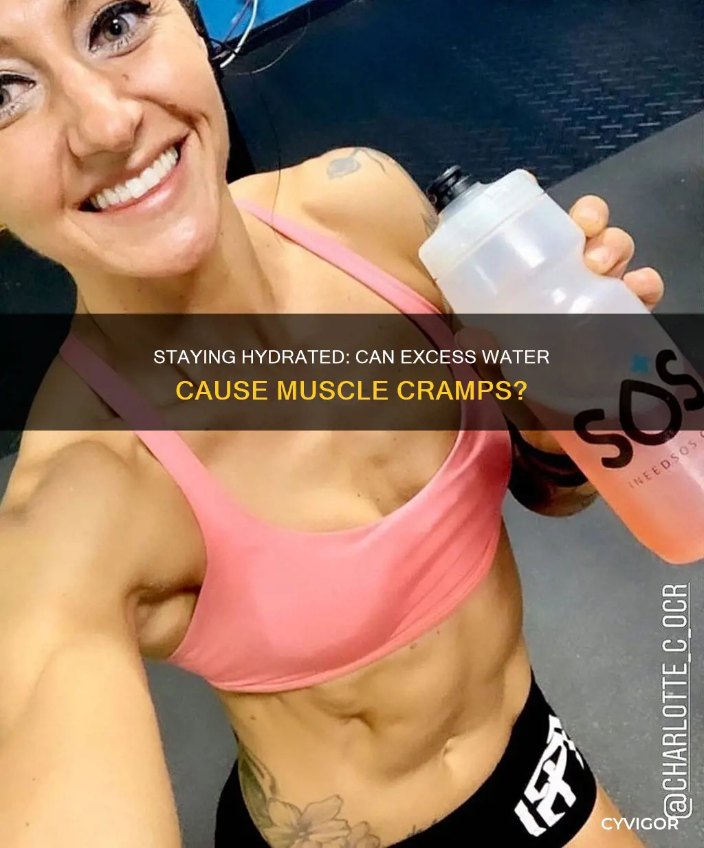 can drinking a lot of water cause muscle cramps
