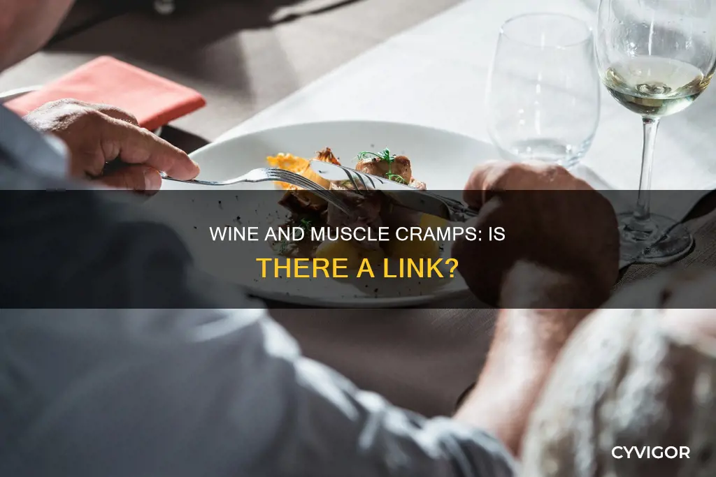 can drinking wine cause muscle cramps