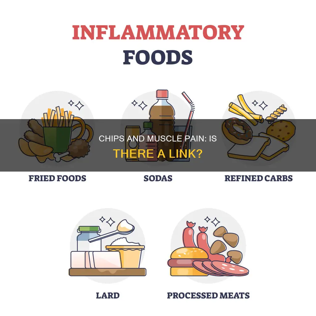 can eating chips cause muscle pain