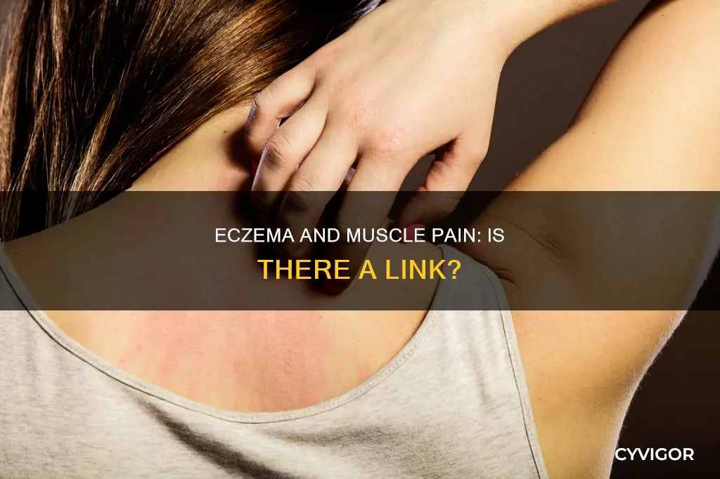 can eczema cause muscle pain