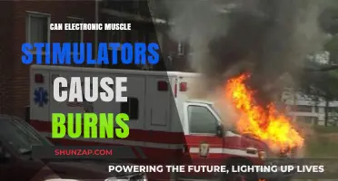 Muscle Stimulation Risks: Burns from Electric Pads