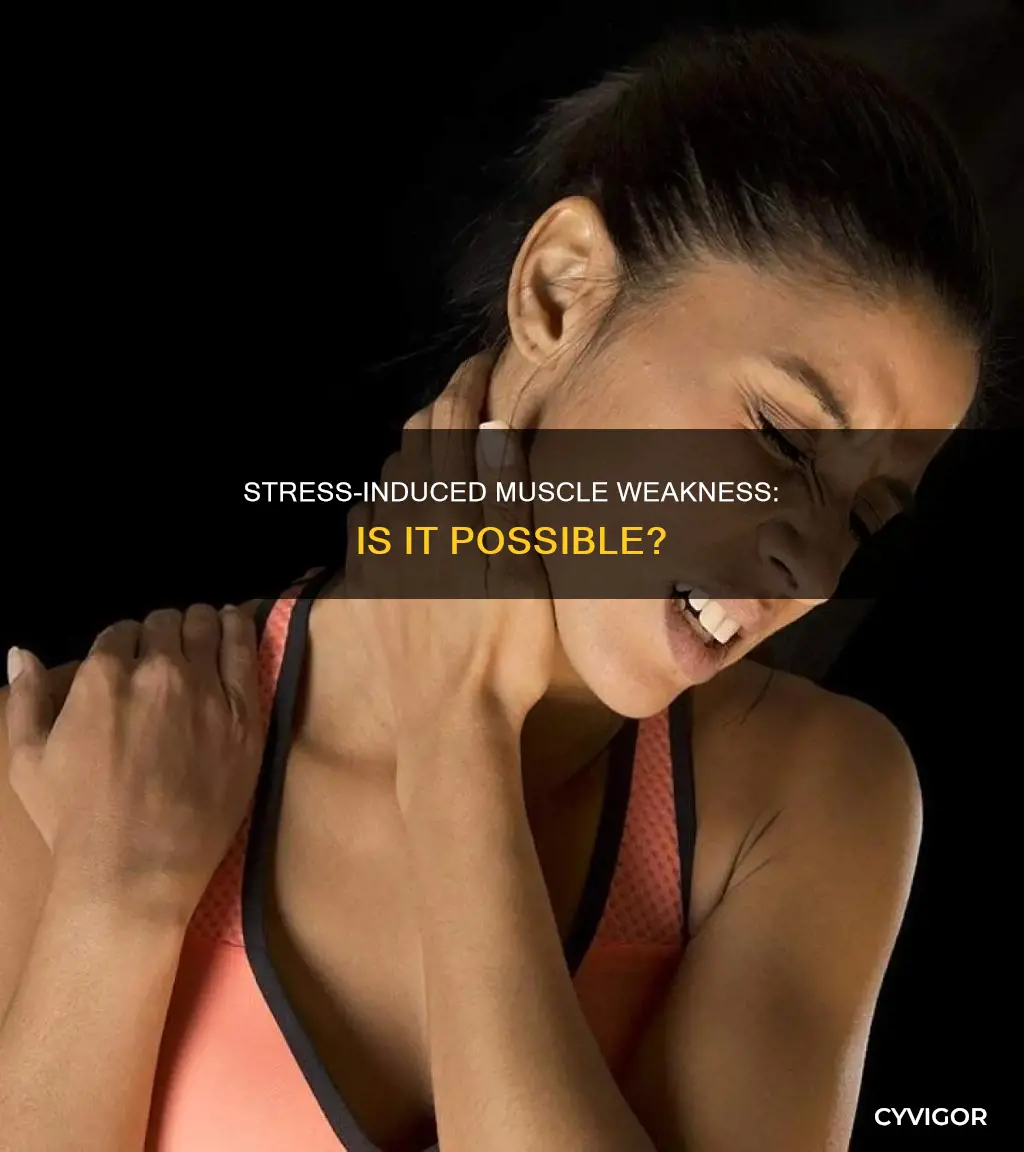 can extreme stress cause muscle weakness