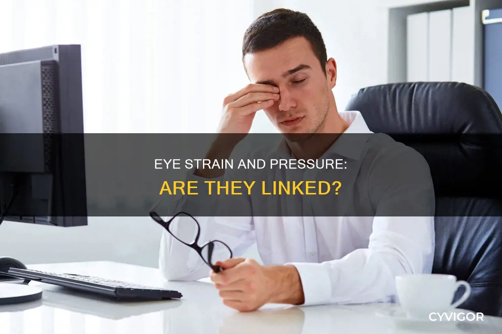 can eye muscle strain cause high pressure