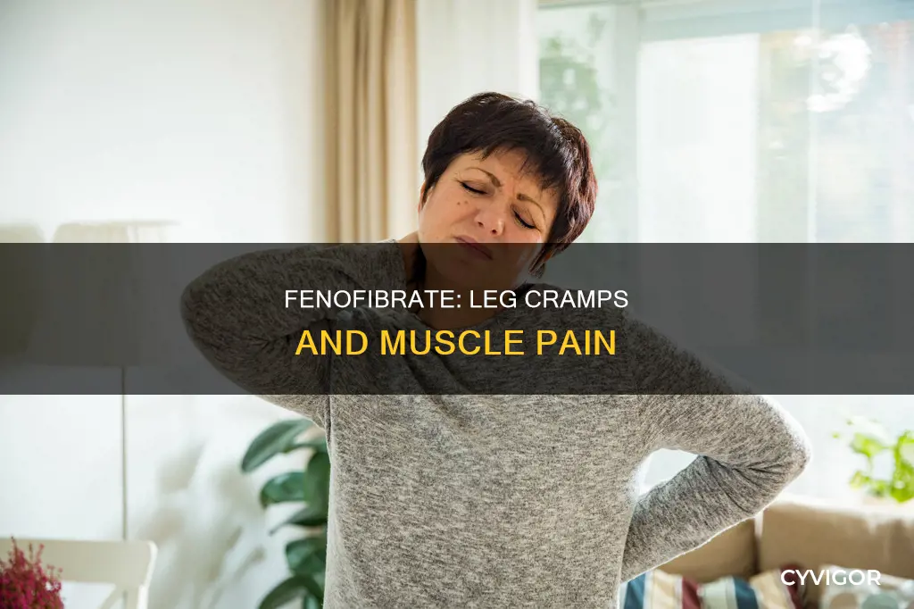 can fenofibrate cause muscle cramping in legs
